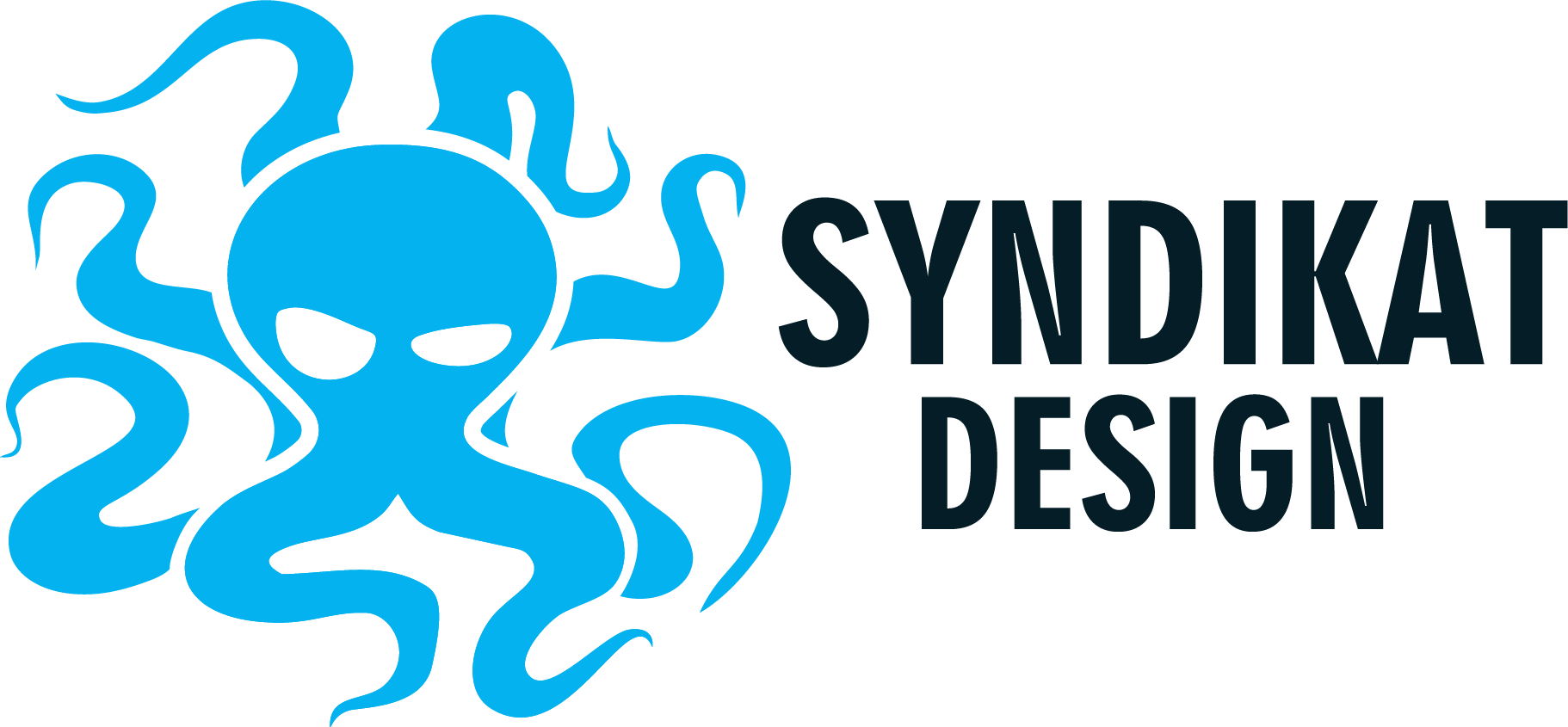Logo firmy syndikat design s textem.